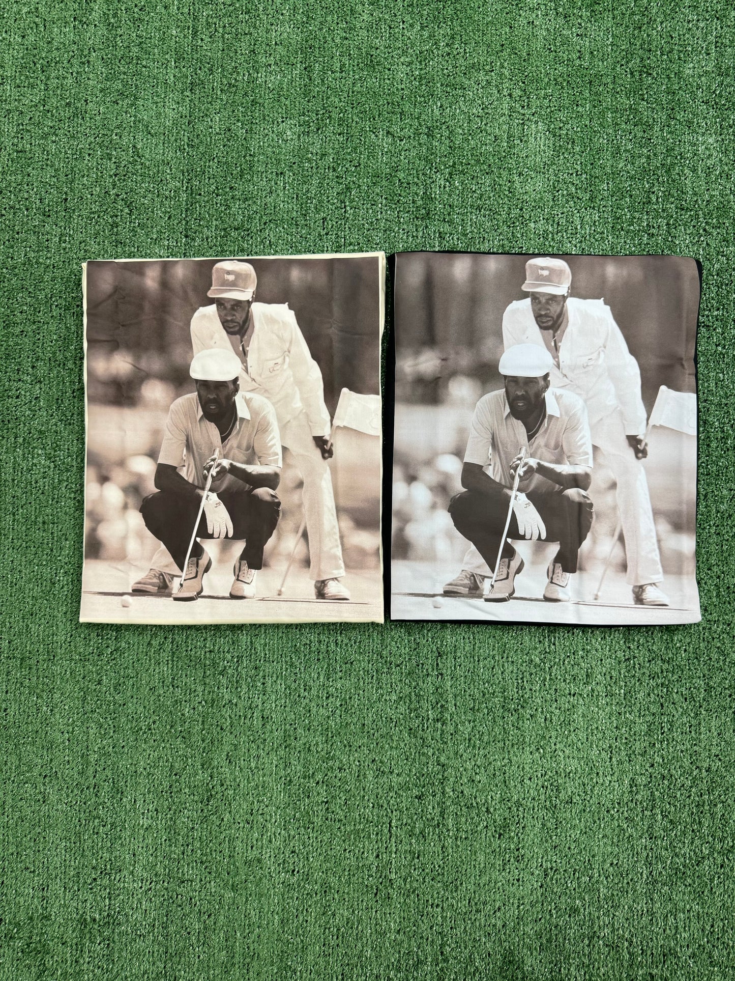 Bottom Golf Vintage Picture Portrait Tee